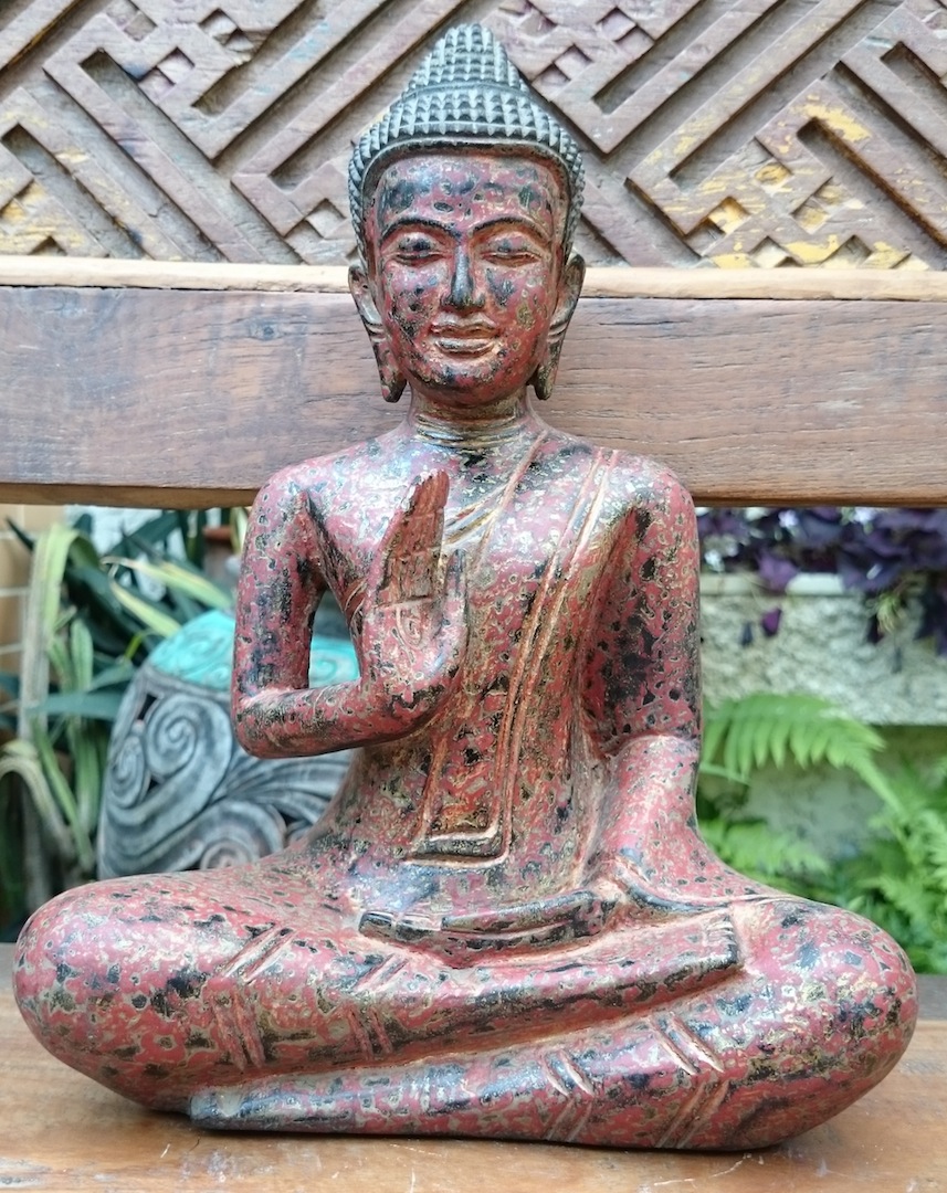 Nongnit's Treasures:  Khmer Style Seated Buddha