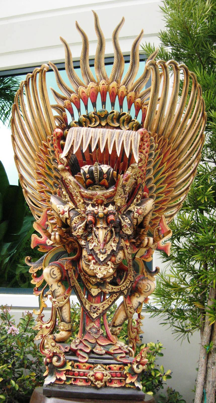 Large Multi Colored Garuda