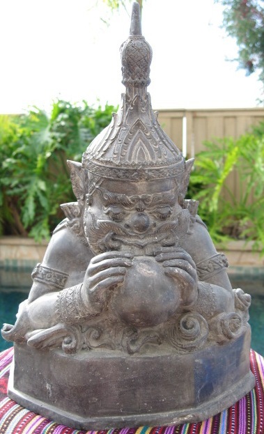 Bronze Rahu statue