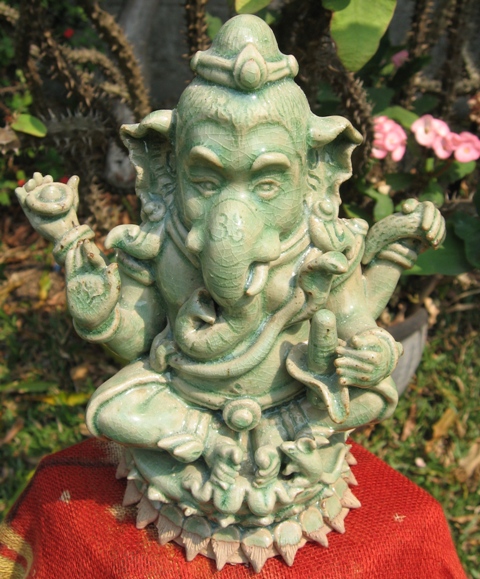 Celadon Ganesh from Sukothai