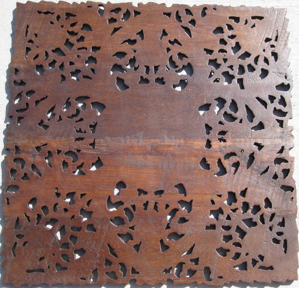 2'x2' teak wood panel