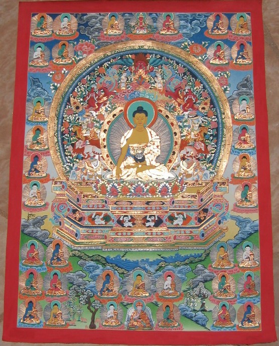 Tibetan Buddha Thangka